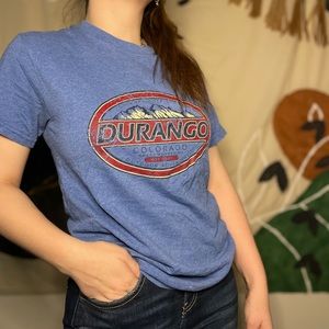 Vintage Blue Durango Graphic Tee